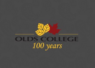 2013 is Olds College's centennial year, this logo represents 100 years of heritage and culture in Canada. Concept and design.