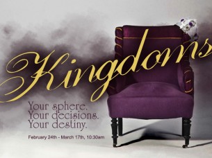 Graphic, set and video designed for a series at DCC church called Kingdoms.